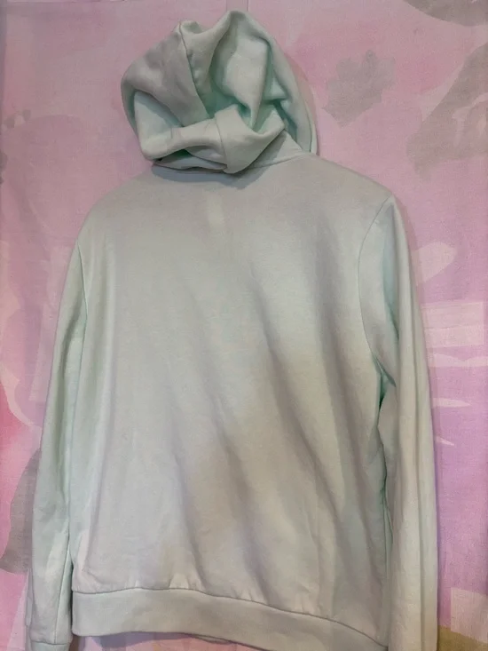 NWT Victoria's Secret PINK Mint Green Hoodie Sweater NEW Size Large L Casual Fun - Picture 4 of 8